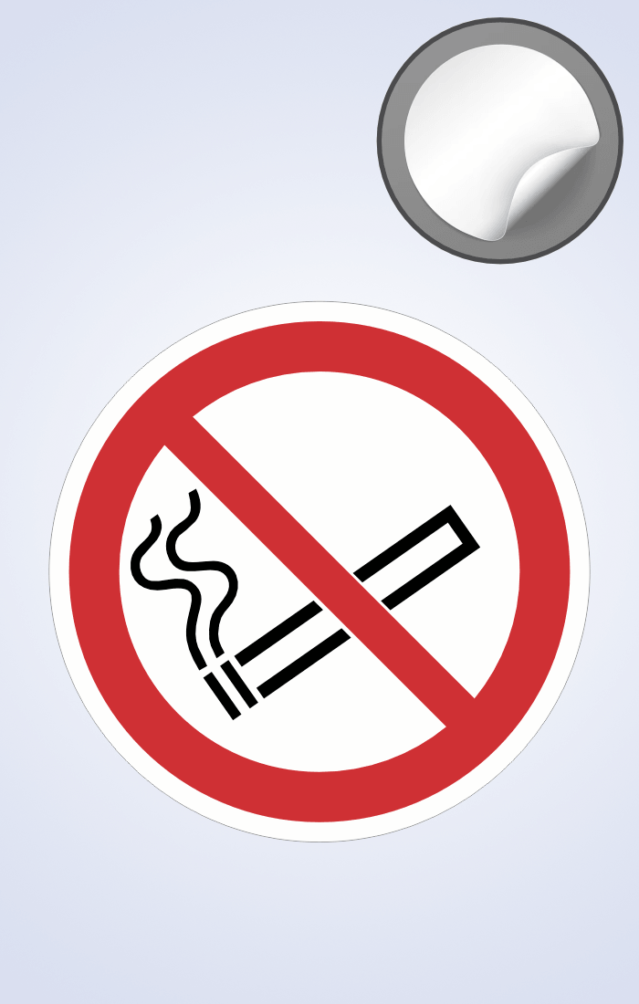 Señaléticas Prohibido fumar Autoadhesivo