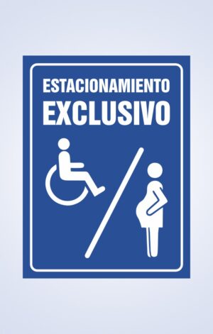 Señalética Estacionamiento Exclusivo
